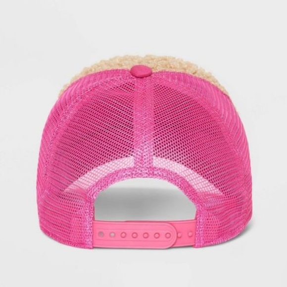 Hot pink faux sherpa cap - Picture 4 of 4